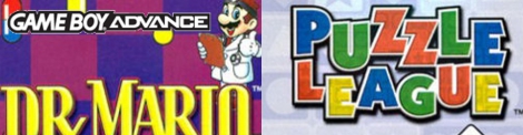 Banner 2 Games in 1 Dr Mario Plus Puzzle League