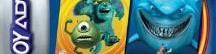 Banner 2 Games in 1 Monsters en Co Plus Finding Nemo