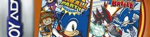 Banner 2 Games in 1 Sonic Pinball Party Plus Sonic Battle