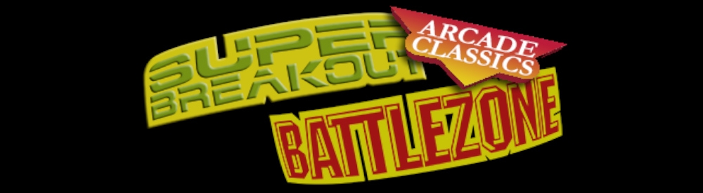 Banner Arcade Classics Super Breakout Plus Battlezone