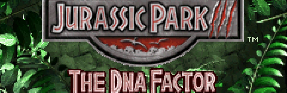 Banner Jurassic Park III The DNA Factor