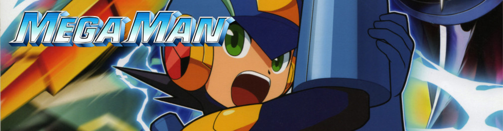 Banner Mega Man Battle Network 3 Blue