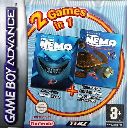 Boxshot 2 Games in 1: Finding Nemo + Finding Nemo: The Continuing Adventures