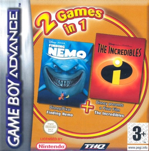 Boxshot 2 Games in 1: Finding Nemo + The Incredibles
