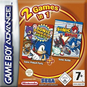 Boxshot 2 Games in 1: Sonic Pinball Party + Sonic Battle