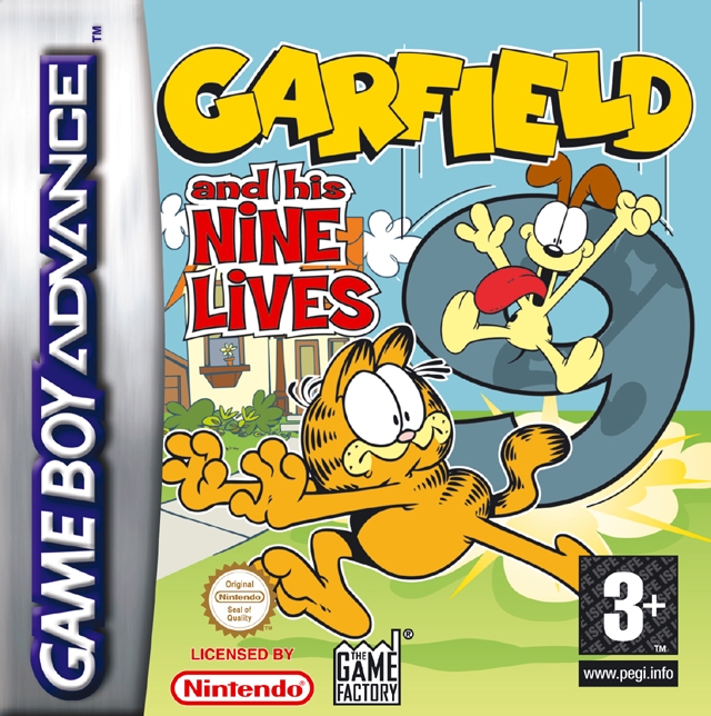 Boxshot Garfield and his Nine Lives
