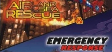 Banner 2 games in 1 Matchbox Missions Air Land and Sea Rescue Plus Emergency Response