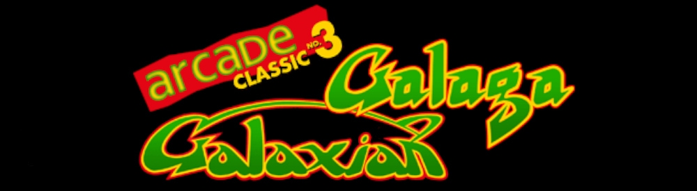 Banner Arcade Classic No 3 Galaga Plus Galaxian