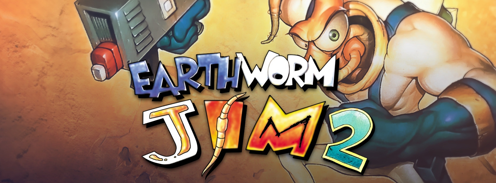 Banner Earthworm Jim Menace 2 the Galaxy