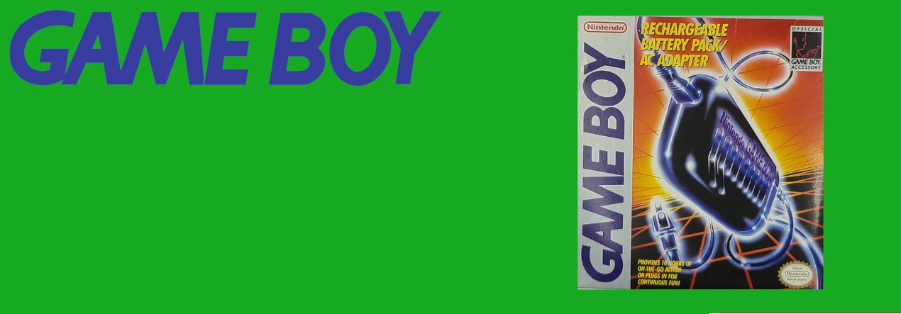 Banner Gameboy Rechargeable Battery PackAC Adapter