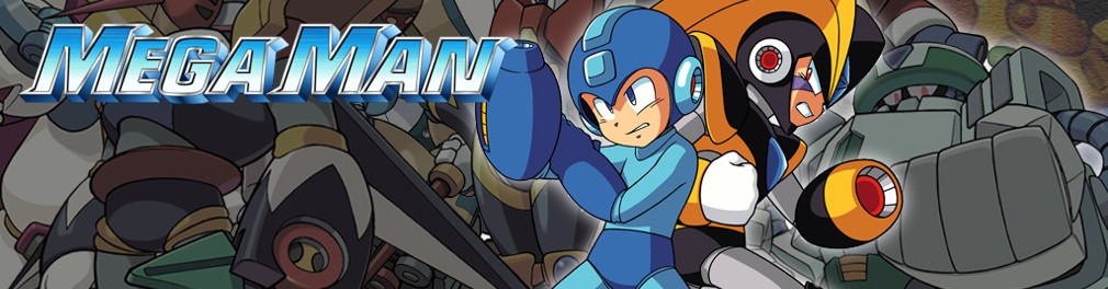 Banner Mega Man and Bass