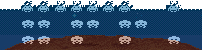 Banner Space Invaders