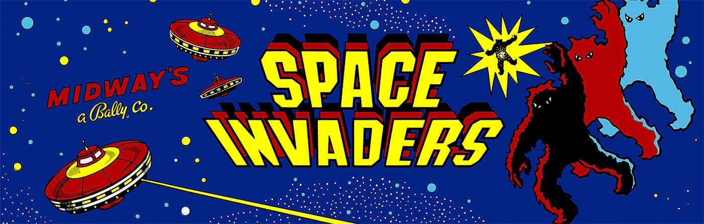 Banner Space Invaders 1994