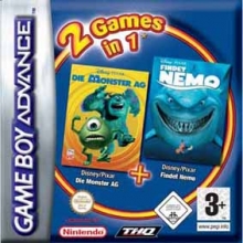 2 Games in 1 Monsters en Co + Finding Nemo avec Originalité/Dommage voor Nintendo GBA