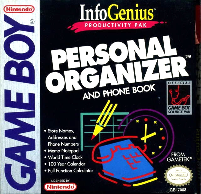 Boxshot InfoGenius Productivity Pak: Personal Organizer and Phone Book