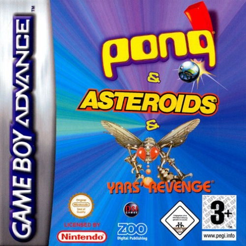 Boxshot Pong / Asteroids / Yar’s Revenge