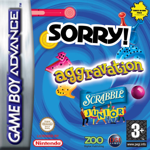 Boxshot Sorry! / Aggravation / Scrabble Junior