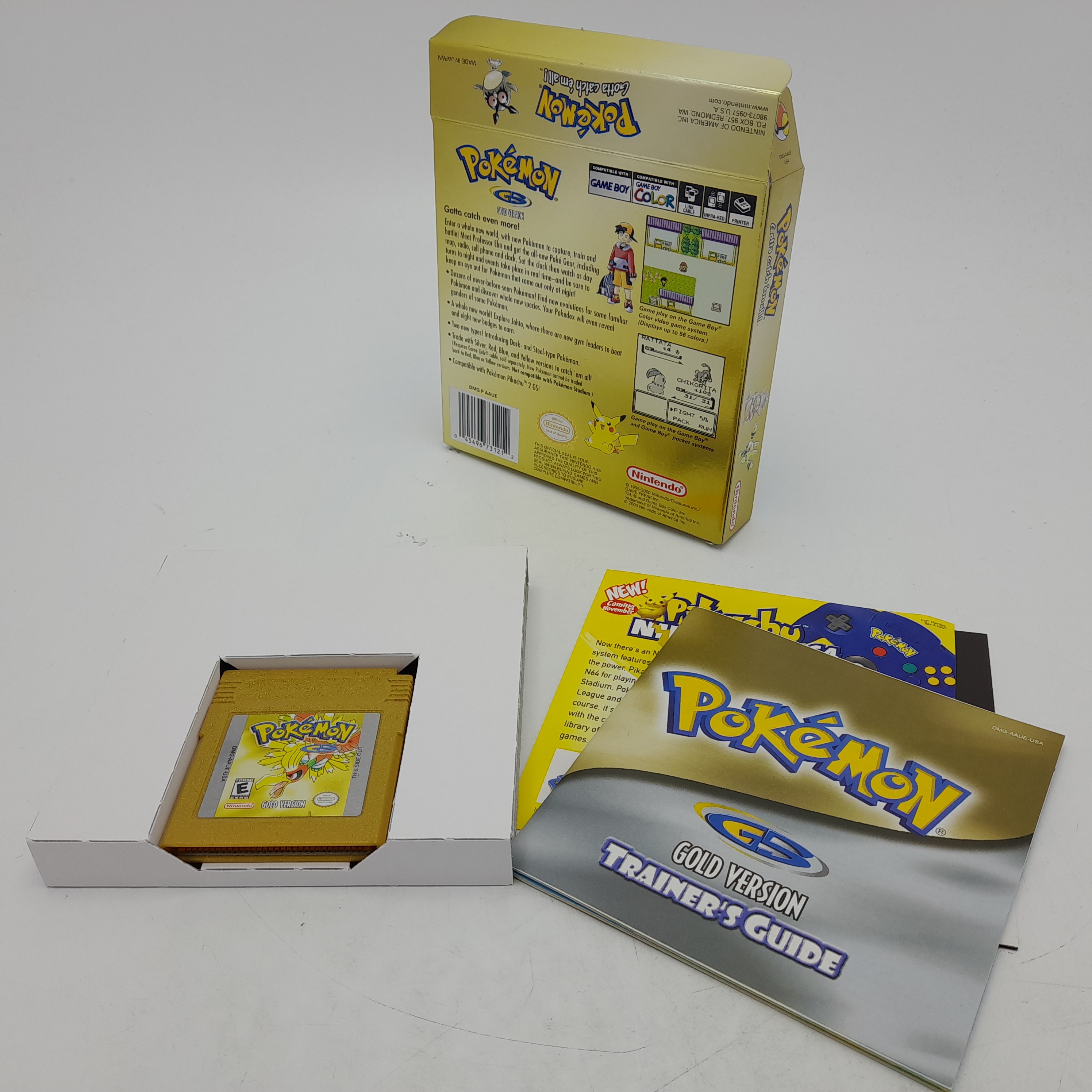Foto van Pokémon Gold Version Als Nieuw