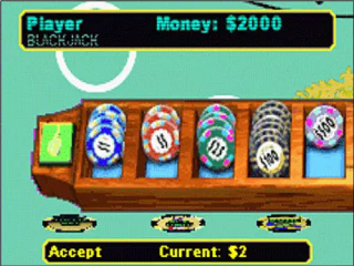 Blackjack is een van de vele spellen van de <a href = https://www.mariogba.nl/gameboy-advance-spel-info.php?t=Golden_Nugget_Casino target = _blank>Golden Nugget Casino</a>.
