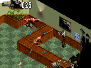Try to solve the mystery and shoot down the dinosaurs you encounter along the way.