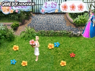 In deze minigame moet je alle bloemen plukken.
