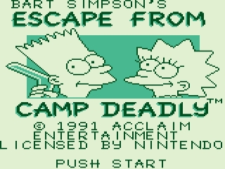 Bart & Lisa worden door hun ouders op zomerkamp gestuurd, help jij hen ontsnappen?