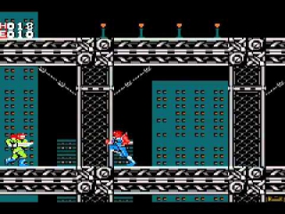 Dit is het spel Strider, origineel uitgebracht op de NES.