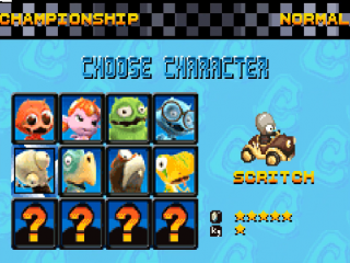 Cocoto Kart Racer: Afbeelding met speelbare characters