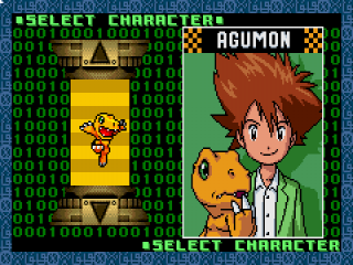 The game features Digimon from the first three seasons of the anime (or Digimon Adventure 01/02 and Digimon Tamers in Japan). Each has its own special attack and digivolutions!