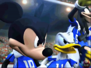 De Disney personages werken deze keer samen als een team om het kampioenschap te winnen.