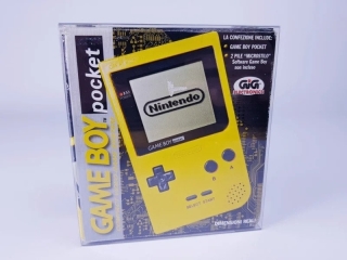 Dit is de doos waar de Game Boy Pocket in geleverd werd, erg zeldzaam en dus super moeilijk om te vinden!