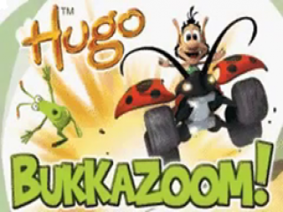 Hugo Bukkazoom is een racespel waarbij je kan spelen met verschillende personages.