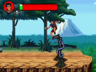 With a graceful movement, Jason takes out the Sidder Snake.