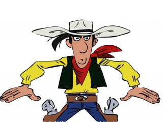 Speel als Lucky Luke, de cowboy die sneller schiet dan zijn schaduw.