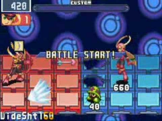 Mega Man Battle Network 4 Blue Moon: Screenshot