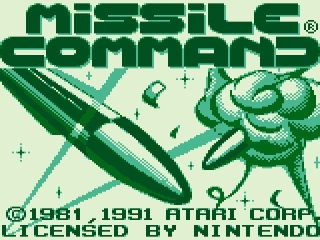 Missile Command: Afbeelding met speelbare characters