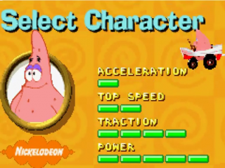 Speel met tal van personages uit het universum van Nickelodeon.