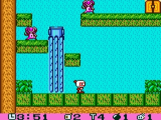 Pocket Bomberman Color: Screenshot