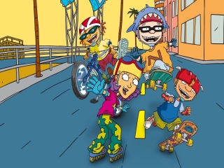 Speel met Otto, Reggie, Sam & Twister in een fantastisch skate-avontuur!