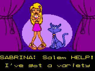 Sabrina the Animated Series: Zapped!: Afbeelding met speelbare characters