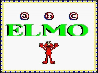 Spiele als Elmo in seinem lehrreichen Abenteuer über Buchstaben!