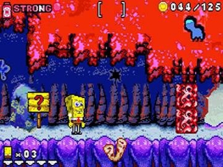 Ga langs verschillende geweldige linearen levels met SpongeBob!