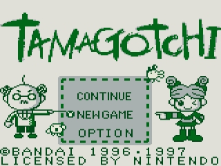 Tamagotchi: Afbeelding met speelbare characters