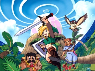 Speel als Link en ontmoet leuke karakters, zoals Marin en Tarin.