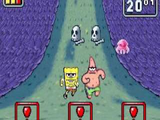 Speel in snelle gave quick-time events samen met SpongeBob en Patrick!